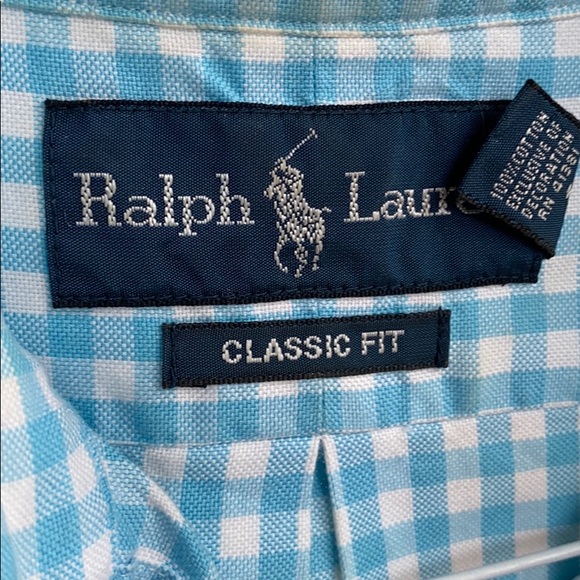 Men’s Ralph Lauren Gingham Button Down - Picture 2 of 3